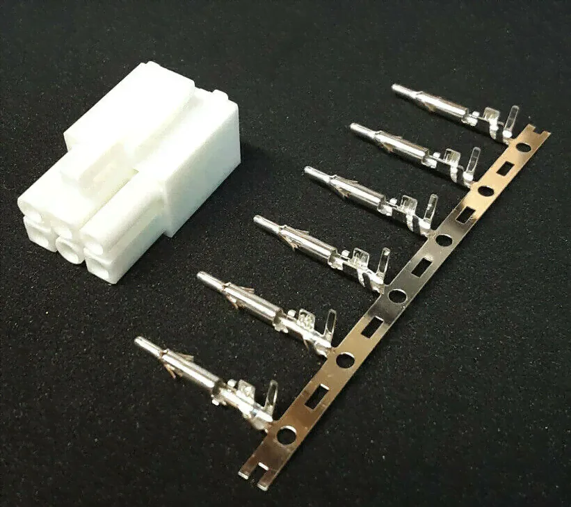 Yaesu Rotor Control 6 Pin Plug. G-800SA/DXA G-1000SA/DXA G-2800DXA G-450/650 USA