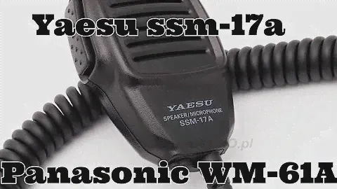 Yaesu SSM-17A Panasonic WM-61A TEST