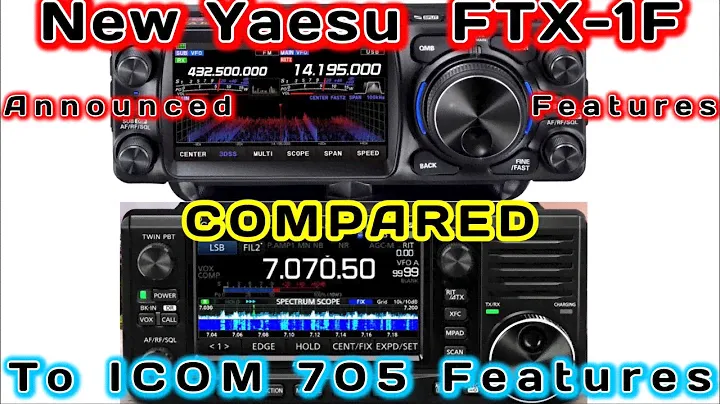 New Yaesu FTX-1F QRP RADIO Announced Features compared to Icom IC-705