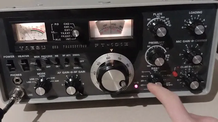 Yaesu FT 101E Demonstration