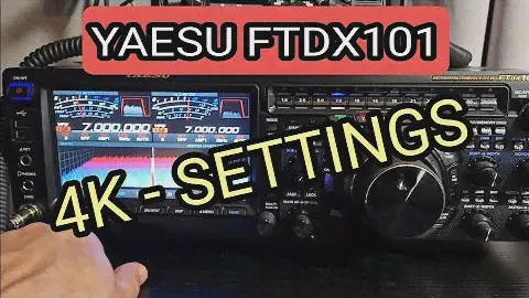 YAESU FTDX101D , 4K SETTINGS