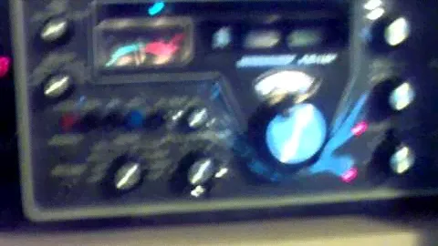 Yaesu Fr-101 receiver CW on 40 mt OM