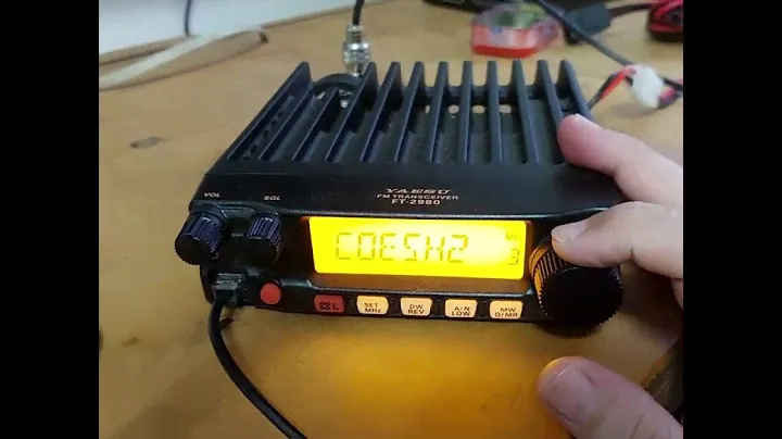 Programando o VHF Yaesu FT-2980 (máx. 80W) pelo computador