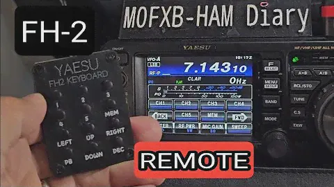 YAESU FT991A - RECORD VOICE AUDIO & TRANSMIT + FH2 / GPS