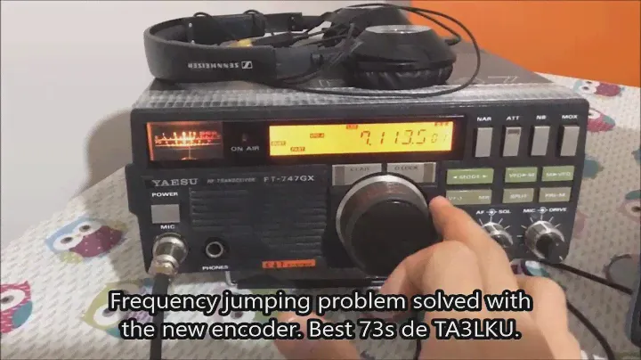 How to Fix VFO Rotary Encoder of Yaesu FT-747GX