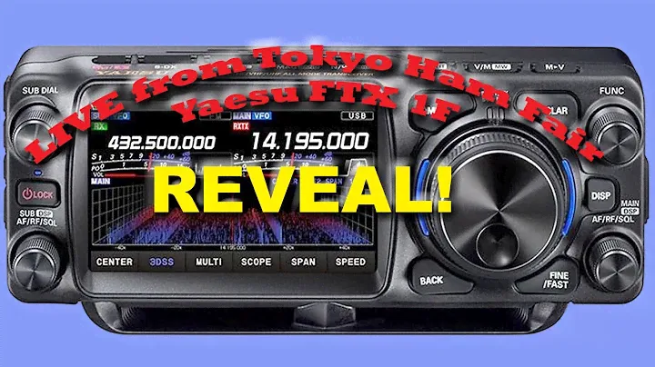 YAESU FTX 1F - From my live stream at the Tokyo Ham Fair!