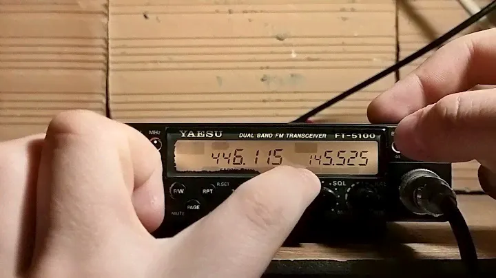 Settaggio rapido Yaesu FT - 5100 [ITA]