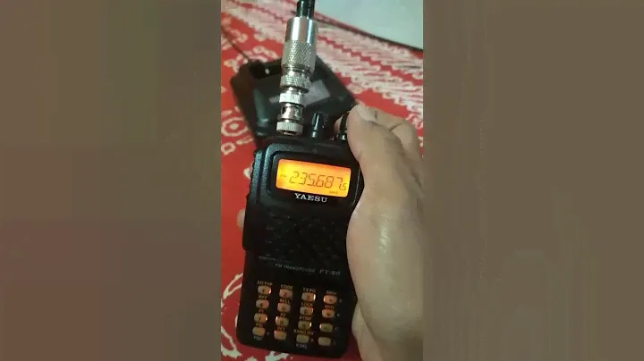 235687 kHz. device yaesu ft60. Antena Telex.