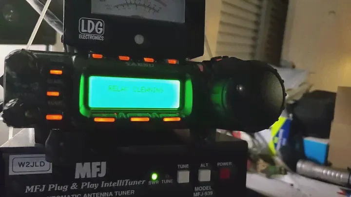 Yaesu 857D relay cleaning procedure