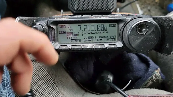 yaesu Atas120 compared to my Homebrew coil antenna