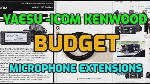 ICOM-YAESU-KENWOOD -Microphone Extension Cable (Low Price)
