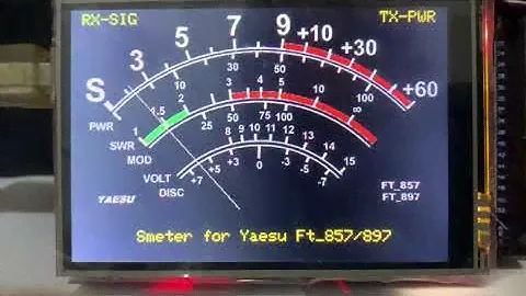 Smeter yaesu ft 857/897