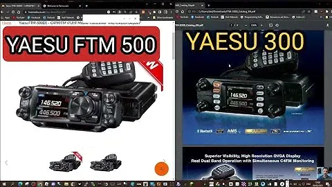 NEW - YAESU FTM500 or YAESU FTM300 ??